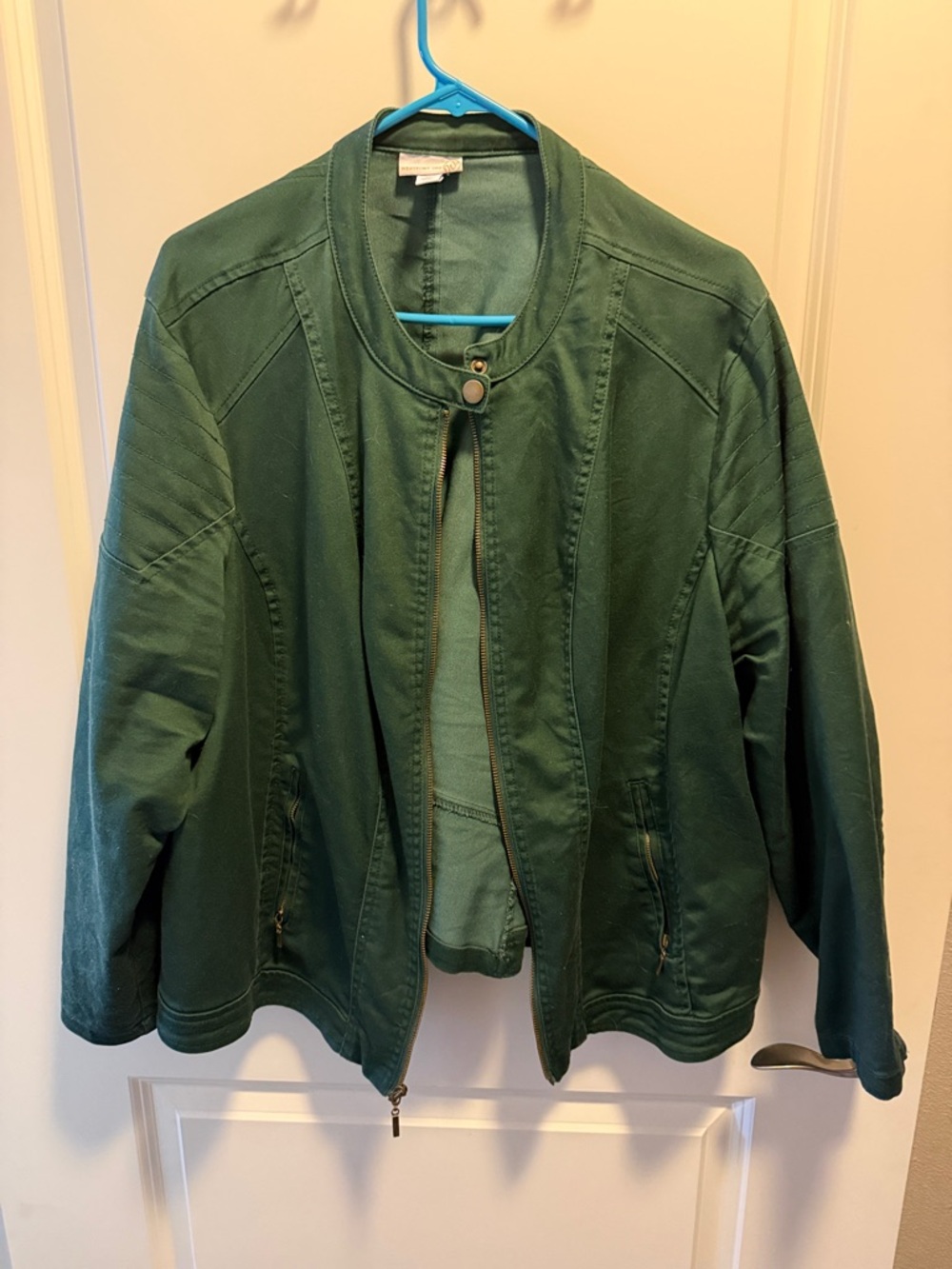 Women's Forest Green Bomber Jacket by